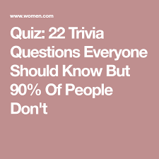 Whether you have a science buff or a harry potter fa. Quiz 22 Trivia Questions Everyone Should Know But 90 Of People Don T This Or That Questions Trivia Questions Trivia