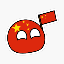 Poster for Sale mit Countryballs mit ihrer Flagge Chinaball von  Countryballs Shop | Redbubble