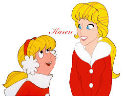 Karen is one of the kids who built frosty the snowman in the rankin/bass 1969 animated television special frosty the snowman. Pin On My Artwork Pictures