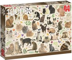 Maybe you would like to learn more about one of these? Jumbo Jigsaw Puzzle Cats 1000 Pieces Internet Toys