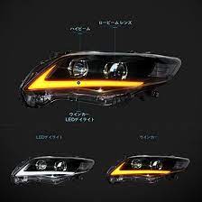 トヨタ カローラ 用 改装 ヘッドライト ヘッドランプ 左右セット新品2011 2013 led for toyota corolla led head lights lamps 2011 2013 vland 車パーツ 車ライト トヨタ カローラ toyota corolla toyota sports car