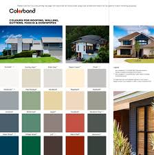 colorbond roofing colors colours fo roofing 1 2 pages