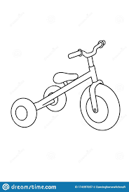 Tricycle Toys Black And White Lineart Drawing Illustration Hand Drawn Coloring Pages Lineart Illustrat Drawing Illustration How To Draw Hands Coloring Pages