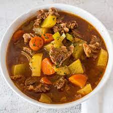 Homemade Beef Stew From Beef Bone Broth Recipe