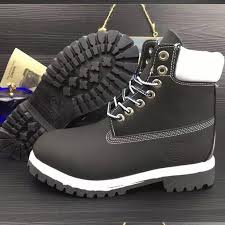 Black And White Timberlands Mens Timberland Rhubarb Boots For Men And Women Shoes Waterproof Martin Boots Lovers Black White Timberlandbootsoutfitmens Timberland Boots Women Timberland Boots Boots