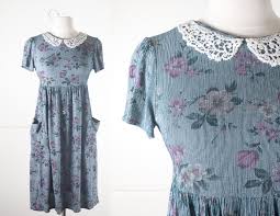 1990s Babydoll Dress Vintage 90s Dress Soft Grunge Dress Peter Pan Collar Dress Pas Long Sleeve Tee Dress Backless Bodycon Dresses High Low Hem Dresses