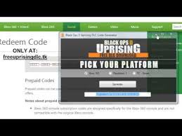Black Ops 2 Free Uprising Dlc Code Generator Xbox 360 Ps3 Steam Xbox 360 Ps3 Steam