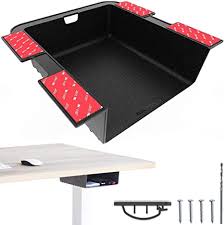 An under desk treadmill or treadmill desk is an easy and practical answer to a sedentary job. Amazon Com Elevation Shelf Under Desk Storage Shelf Desk Organizer Great For Workstations Adjustable Stand Up Desks Gaming Battle Stations Kitchen Dining