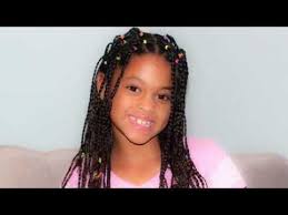 Check out these amazing and protective crochet braids, twists, locks. Box Braids On Mixed Kid S Hair Youtube