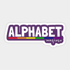 An alphabet is a group of letters that make up each of the sounds of a language. Alphabet Mafia Stickers Teepublic