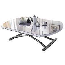 table basse ronde relevable et extensible planet blanche 599 table basse table basse ronde table basse relevable