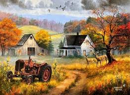 Heartland Home Farm Scene Painting Farm Paintings Farm Art