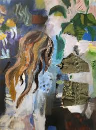 Dressed-Undressed in Green Painting by Tamara Wasserman | Saatchi Art