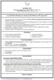 Professional Curriculum Vitae Sample Template Of A Fresher Mechanical Engineer Resume Mechanical Engineer Resume Resume Format For Freshers Engineering Resume