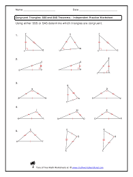 Proving triangles congruent card sort. Congruent Triangles Sss And Sas Theorems Independent Practice Worksheet Answer Key Fill Online Printable Fillable Blank Pdffiller