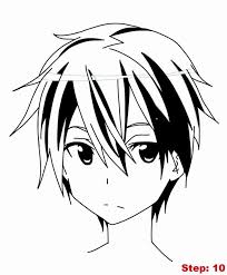 How To Draw Kirito From Sword Art Online Mangajam Com Do this till you are. to draw kirito from sword art online
