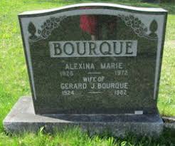 Alexina Marie Legere Bourque (1926-1972)