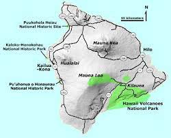 Volcano National Park Map Hawaii Volcanoes National Park | U.s. Geological Survey