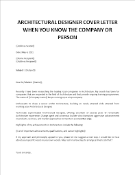 One of our users, nikos, had this to say: Architectural Designer Cover Letter