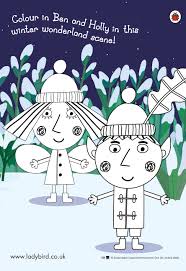 Our main characters ben and holly have magical powers that they use only for good deeds. Colour Ben And Holly Scholastic Kids Club