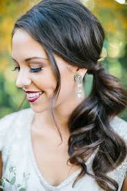 Wedding Hairstyles 2016 Side Ponytail Hairstyles Side Ponytail Wedding Hairstyles Bridal Ponytail