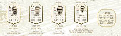 I m really a icon guy and try a lot of icons in fifa 21. Ferenc Puskas Icons Many People The Other Day Were Enthusiastic About His Card In My Other Post So Here Are My Ideas Fifa