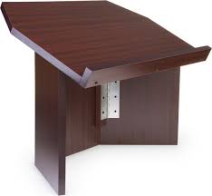 Pin By Displays2go On Wood Furniture In 2020 Podium Woodworking Plans Woodworking Desk Plans Woodworking Plans