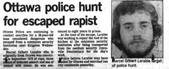 PERSONAL: Larabie escaped rapist