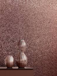 Apply in uniform direction per coat of paint. Catherine Lansfield Rose Gold Glitter Wallpaper Very Co Uk