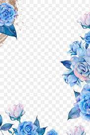 Purple Watercolor Png Flower Frame Illustration Free Image By Rawpixel Com Adj Purple Watercolor Blue Flower Png Free Watercolor Flowers