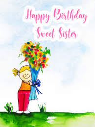 Search images from huge database containing over 620,000 we have collected 40+ happy birthday sister coloring page images of various designs for you to color. Free Printable Birthday Sister Cards Create And Print Free Printable Birthday Sister Cards At Home