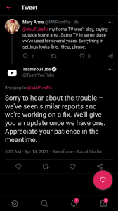 You can do this on both the desktop version and the mobile app version of youtube. Youtube Tv Says Outside Your Home Area Official Fix Inside