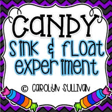 sink or float with candy experiment by