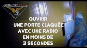 Ouvrir Une Porte Claquee Avec Une Radio En 3 Secondes Youtube