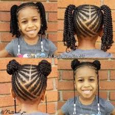 This cute hairstyle for girls is perfect for active girls. Natural Hairstyles For Black Girls Lil Girl Hairstyles Black Kids Hairstyles Toddler Braided Hairstyles
