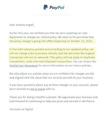 An added benefit is that you can buy items with an ebay gift card. Paypal Refund Fee Policy Update No More Refunding Fees Angelleye