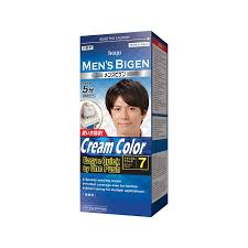 Clairol hair color for men is a recommended brand of hair color for those looking for a long lasting brown color pros: Men S Bigen Hoyu Cream Color 7 Natural Black 1 Piece Watsons Singapore