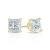 Princess Cut Diamond Drop Earrings