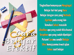 Cara Belajar Efektif Infographic Belajar Infografis Pendidikan