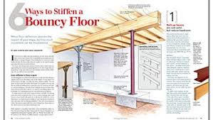 6 Ways To Stiffen A Bouncy Floor Flooring Building A House Flooring Inspiration