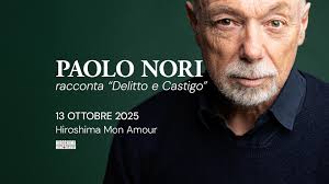 Paolo Nori arriva sul palco di Via Bossoli 83 per raccontarci "Delitto e  Castigo" il romanzo col quale Dostoevskij riconquista la celebrità dopo la  condanna a morte e l'esilio. Un monologo di