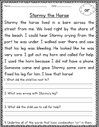 Phonics Passages Phonics Passages Comprehension Passage Phonics