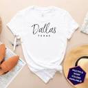 Camiseta personalizada de Dallas Texas / Camiseta de viaje de ...