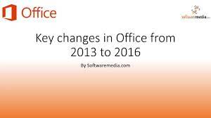 Sebenarnya untuk mengaktivasi office 2016 cukup mudah, apalagi ada berbagai macam metode yang bisa anda ikuti. Key Differences Between Office 2013 And Office 2016 Youtube
