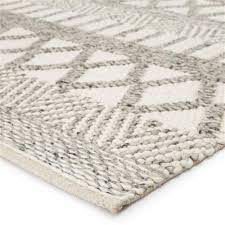 Get free shipping on qualified carpet, wool products or buy online pick up in store today. Jaipur Living Scandinavia Dula Modern Ivory Grey Wool Stripe Patterned Rug
