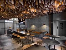 Work of interior design concept and drawing tools. Frame Yod Design Assigns An Industrial Edge To A Ukranian Burger Joint