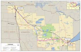 And, we should note, the map is not to scale. St Paul District Missions Regulatory Enbridge Line 3 Replacement