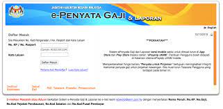 Kami ingin mengingatkan penjawat awam supaya sentiasa menggunakan url sistem epenyata gaji dan laporan yang sah sahaja untuk mendapat penyata gaji bulanan atau penyata pendapatan tahunan tuan/puan. Penyata Gaji Online Ni Cara Nak Buat Semakan Gaji Kerja Gomen