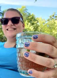 Titans Up! Courtesy of the lovely family Boho Nail Bar.