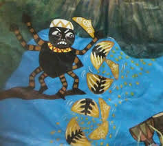 And robert (put) on his suit, (pick) up his lunchbox and (go) off to school. Anansi Wikipedia